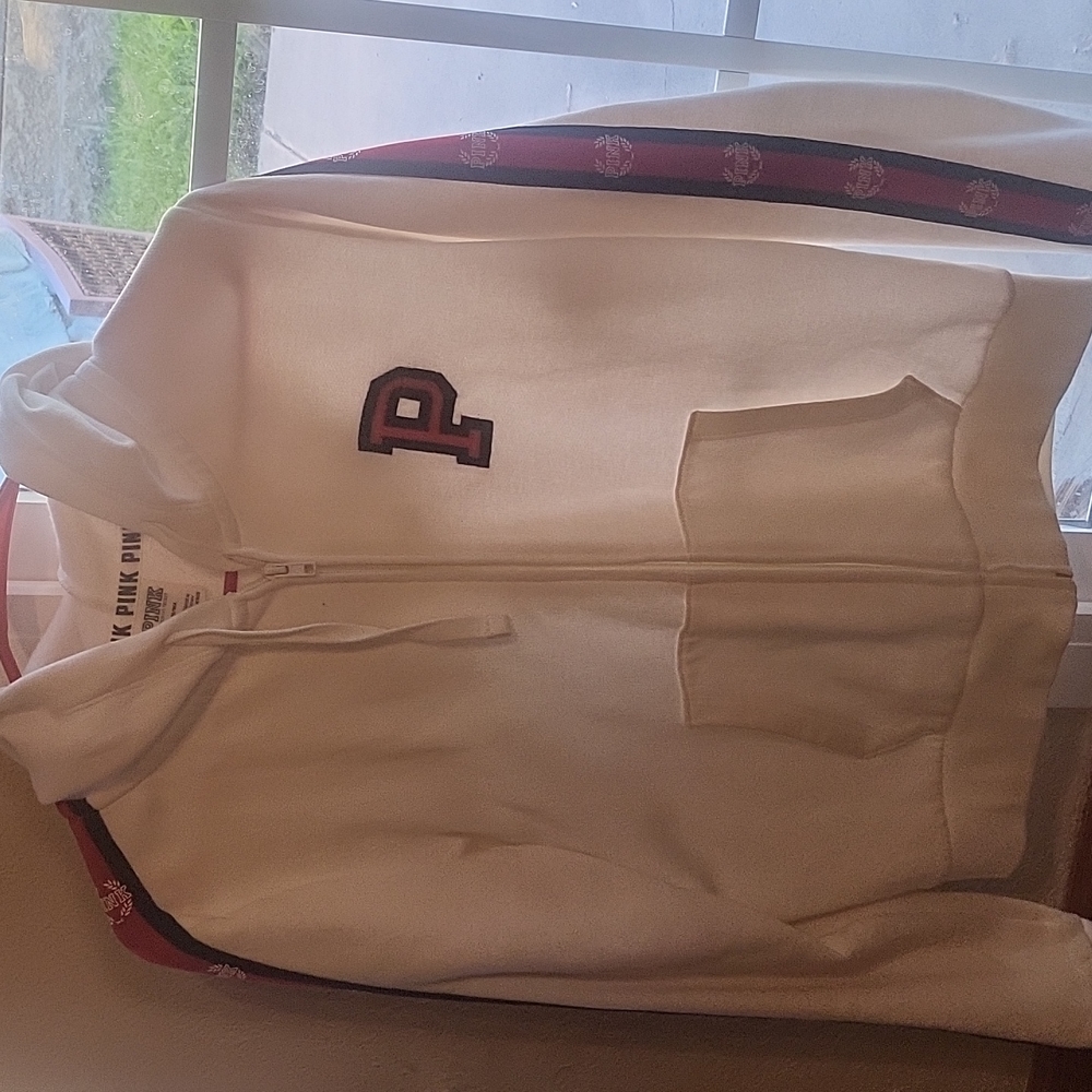 Old school pink Victoria secret zip up